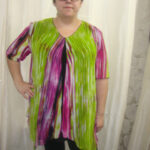 SHELZ CHIFFON TOP