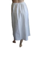 Cafe stretch Cotton Gored Skirt (Black, White, Purple or Sand) - Image 3