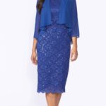 Jesse Harper Stretch Lace Dress (Navy or Royal)