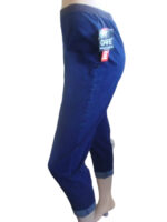 Cafe 7/8 Stretch jeans with cuff  (Stretch Denim or Drill) - sizes 12 - 34 - Image 4