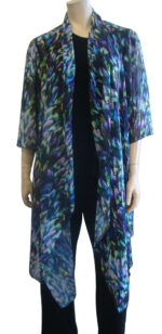 Party Girl Waterfall Front Chiffon Jacket