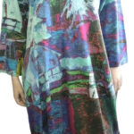 Orientique Stretch Cotton Bubble Dress