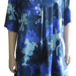 Shelz Stretch Pleat Front Top