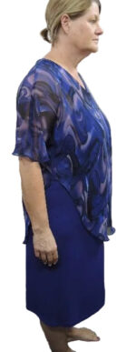 Formation Chiffon Overlay Dress - Image 2