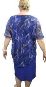 Formation Chiffon Overlay Dress - Image 3