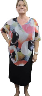 Formation Chiffon Overlay Dress