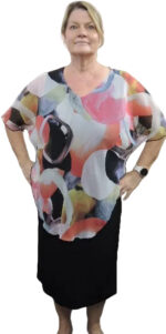 Formation Chiffon Overlay Dress - Image 2