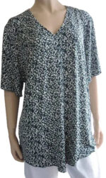 Shelz Stretch V Neck Top