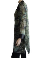 Crushed Satin Trim Jacket - Image 4