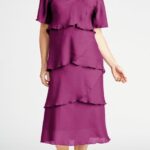 Vivid Layered Chiffon Dress (Many Colours)